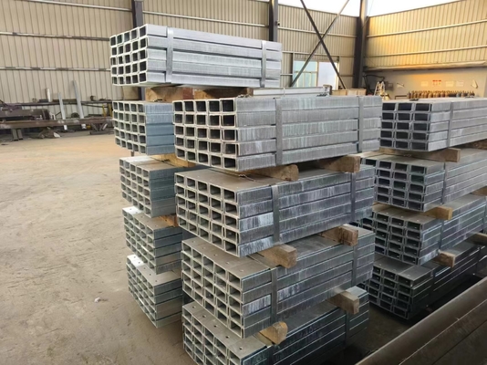 Acciaio galvanizzato laminato a caldo acciaio a trave PFC acciaio 380 X 100 per la costruzione di muri di sostegno