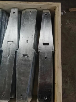 ODM Acciaio Galvanizzato Concreto Sleeper Fence Bracket Per Ferrovie