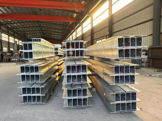 Parete di supporto per travi H galvanizzate ad uso pesante Acciaio galvanizzato Q235B G250