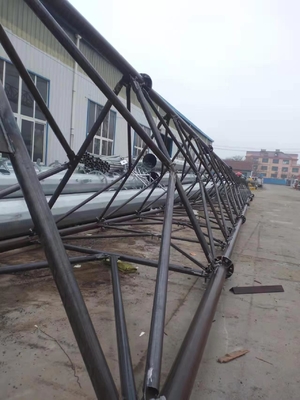 100m Gattice Telecom Galvanizzato Torre d'acciaio Robusto Q345 Q235