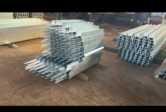 Sostituzione della parete galvanizzata con tipo di connessione saldata e finitura galvanizzata