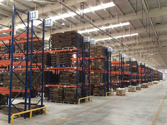 Facile installazione Sistema di scaffalatura a pallet doppio profondo in molti colori