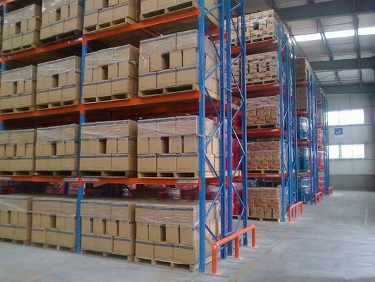Protezione contro la corrosione Sistema di scaffalatura per pallet a doppia profondità per soluzioni di stoccaggio pesante