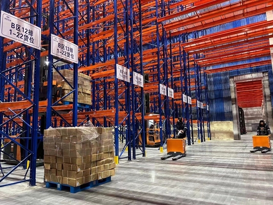 Magazzino 2-5 Livelli Rack pallet in acciaio con protezione da corrosione e telaio in acciaio rimovibile